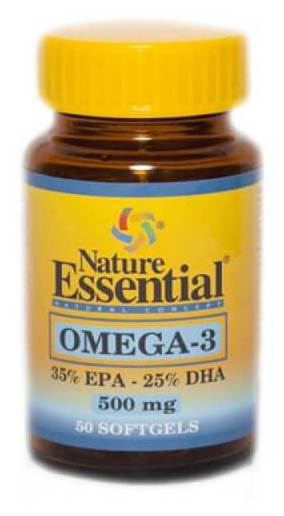 Omega-3 de 500 miligramos de 50 perlas nature essential