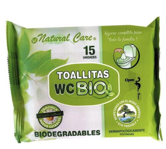 BigBuy Toallitas Biodegradables Wc
